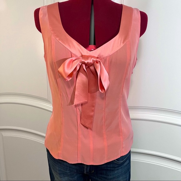 Banana Republic Tops - Vintage Banana Republic Pink Silk blouse size Various